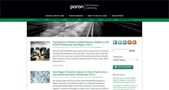 Desktop Screenshot of blog.poroncushioning.com